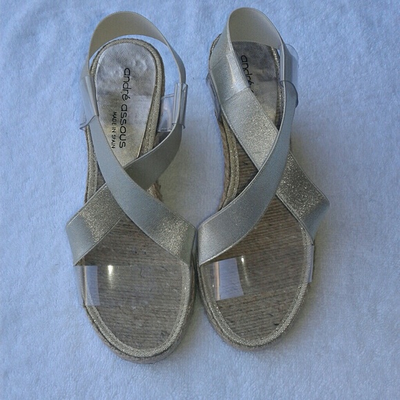 Andre Assous Espadrilles Wedge Sandals - Picture 5 of 5